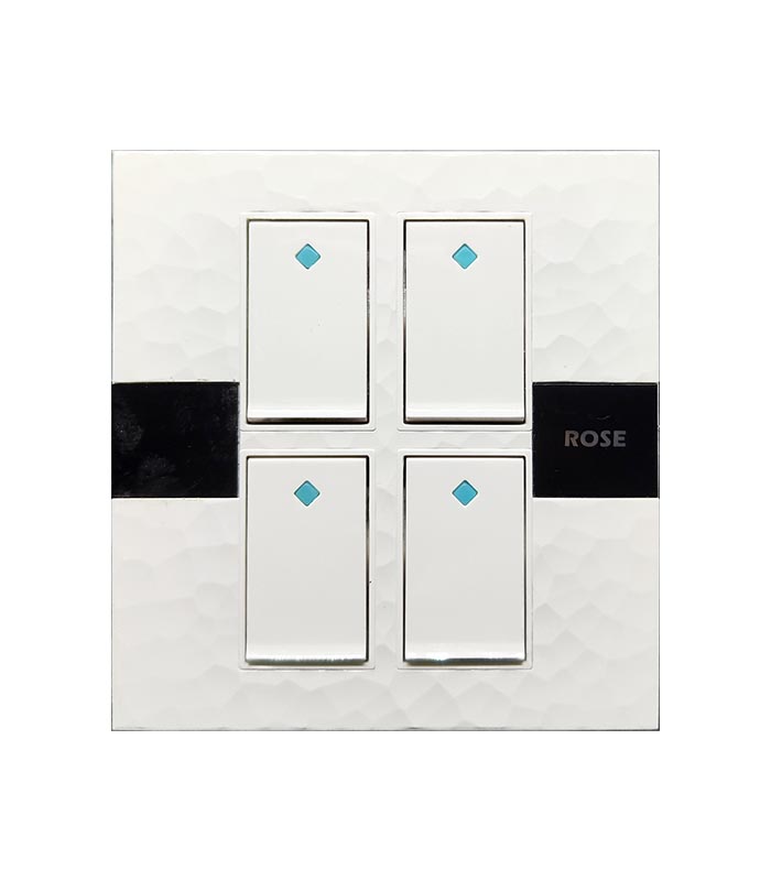 ROSE PRIME SERIES - 4 GANG SWITCH