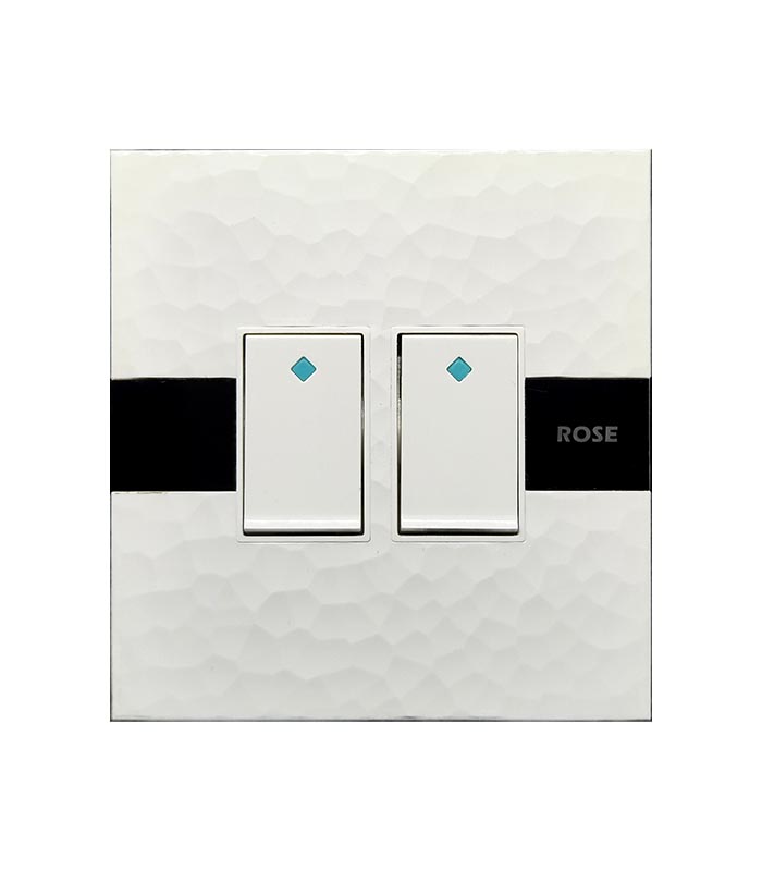 ROSE PRIME SERIES - 2 GANG SWITCH