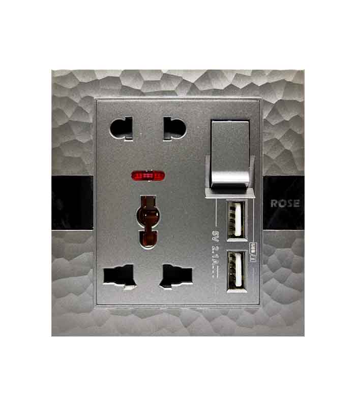 ROSE ELITE SERIES - 5 PIN MULTI USB SOCKET & SWITCH