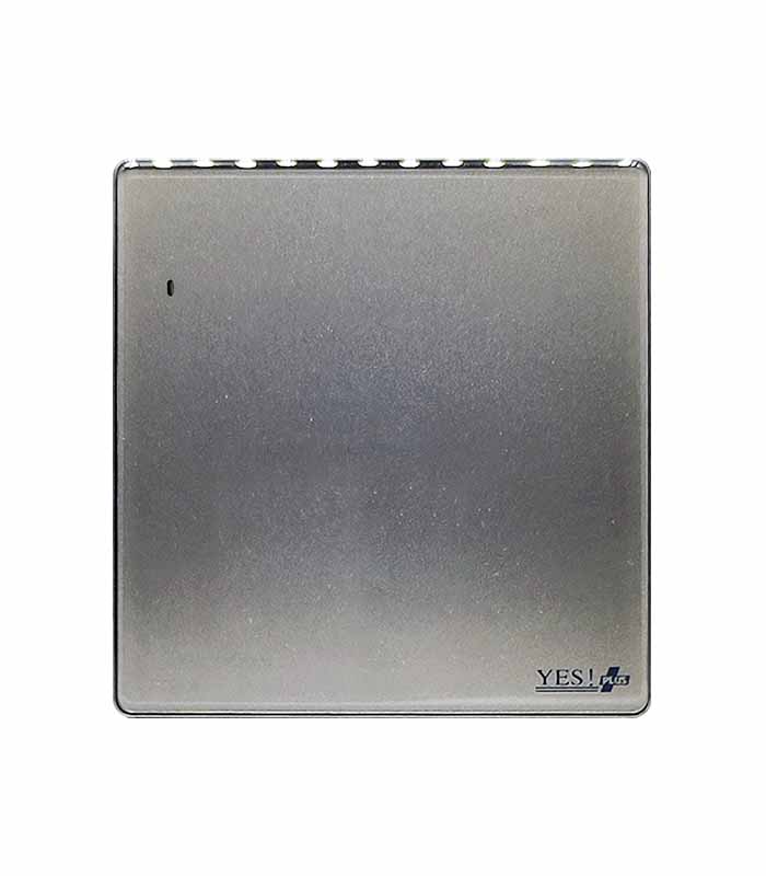 YES J-2 UK SILVER SERIES - 1 GANG SWITCH