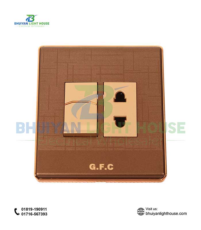 GFC F-19 SERIES - 2 PIN SOCKET & SWITCH