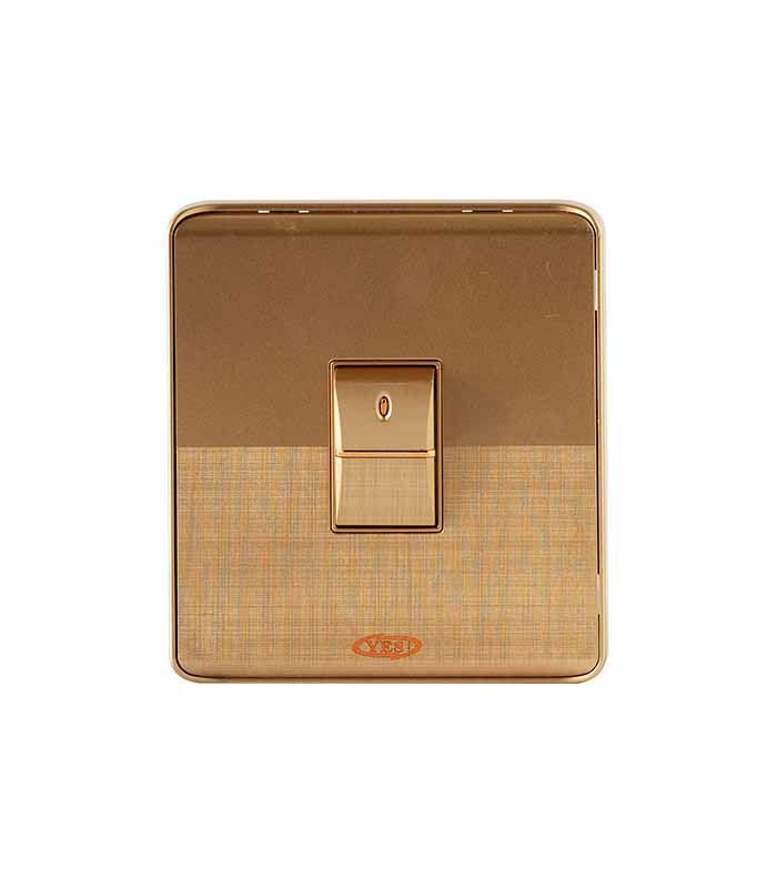 YES E-3 WELL GOLD PRO SERIES - 1 GANG SWITCH